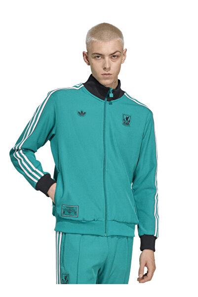 adidas Jw5464 Lfc Icon Tt Turquoise Slim Straight Men's Zip Jacket