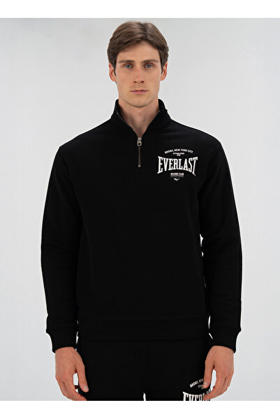 EVERLAST TM0104 167-Everlast Bronx NYC H.Zip Siyah Fermuarlı Yaka Regular Fit...