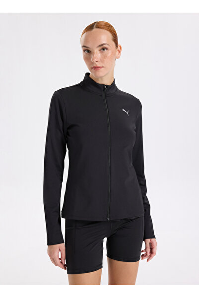Puma 68951501 TRAINING Full-Zip Bla Siyah Regular Fit Düz Kadın Zip Ceket