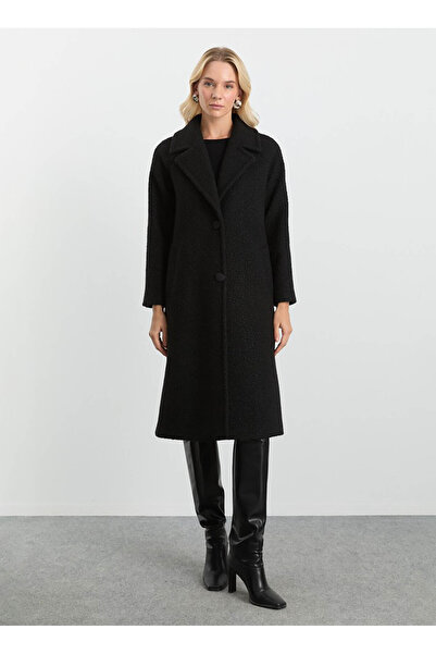 Selen Siyah Kadın Kaban 25KSL9527