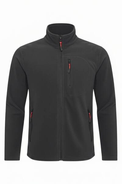 Kozik Чоловічий полярний светр Стандартний полярний светр з 3 кишенями на блискавці