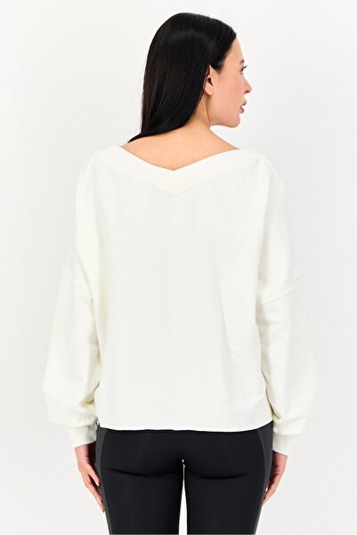 Nike Women Oversized Fit Long Sleeve Outdoor Shirt, Off White