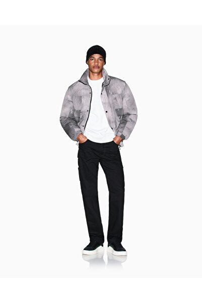 Armani Exchange Men's Regular Fit Brand Logo Crew Neck Cotton Long Sleeve White Sweatshirt Xm001371 Af13047-U0