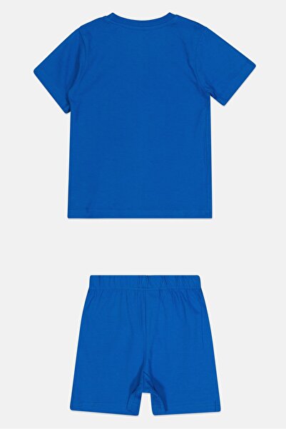 DC Toddlers Boy 2 Piece Superman Graphic Print Top And Bottom Sleepwear Set, Blue