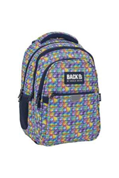 Mercaton Rucsac școlar BackUp POP IT! - Ergonomic - 4 compartimente