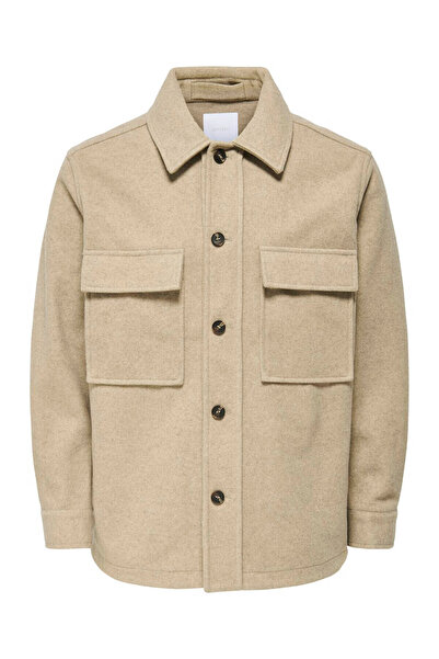 Only & Sons Onskane Shacket Beige Men's Jacket 22034727