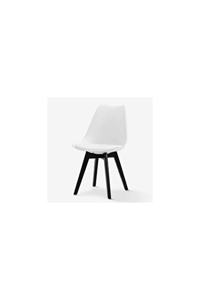 Mercaton Σκανδιναβική καρέκλα Mark - Λευκή/Μαύρη - 49x55.5x82.5 εκ.