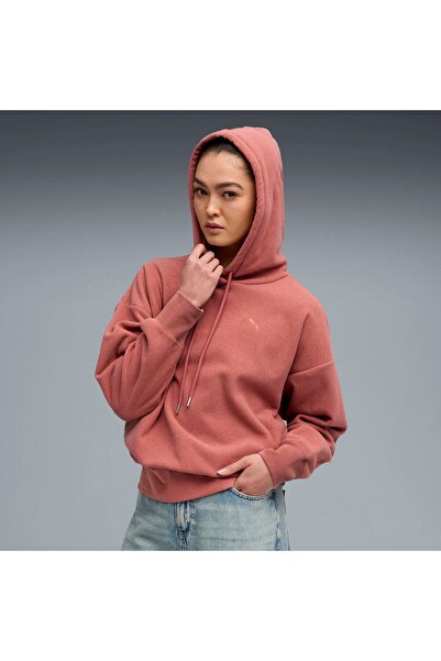 Puma Hood Her Oversized Winterized Hoodie, Pink, Women
