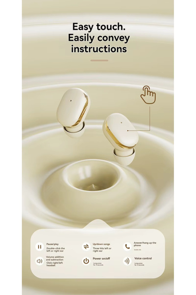 Generic Q31 Wireless Bluetooth Headphones, ENC Clear Earbuds, LED Battery Display