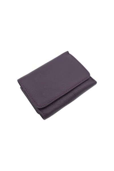 HASSION - Women's genuine leather wallet R403, violet