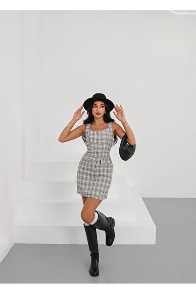 civetta Square Neck Strap Summer Dress