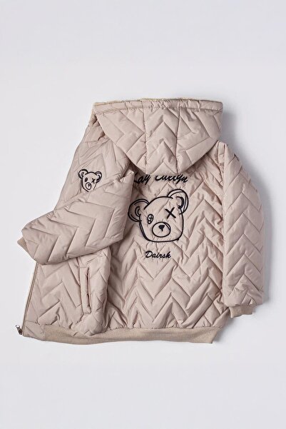 Minigimin Cicileri Bear personaj cu imprimeu Palton pentru băiat Welsoft M de...