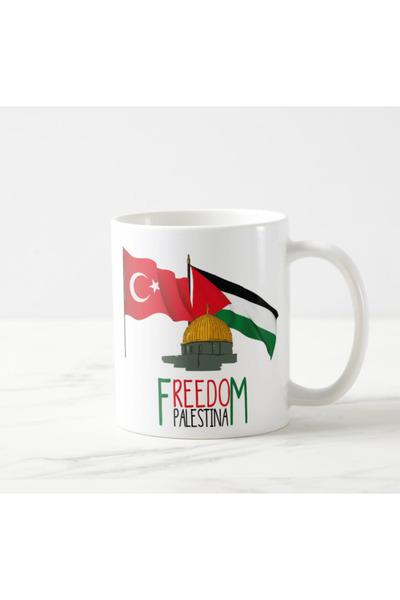 FİLİSTİN TEMALI KUPA BARDAK