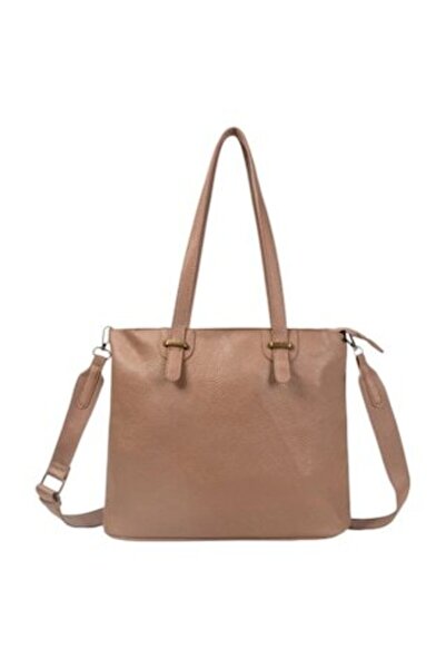OEM Elegant and practical women's handbag, faux leather R240578, apricot