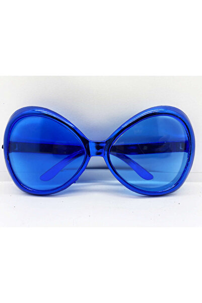 ZERO LAND Lvsqvr Blue Color Green Glass Nostalgia 80S 90S Party Glasses (80440) 7X16 cm