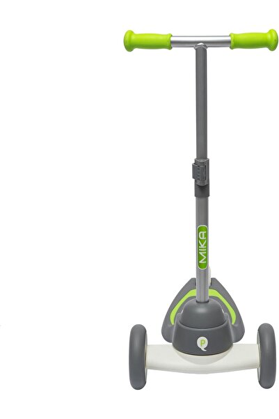QPLAY Mika LED Scooter for Kids - Adjustable, Foldable, LED Lights, Green