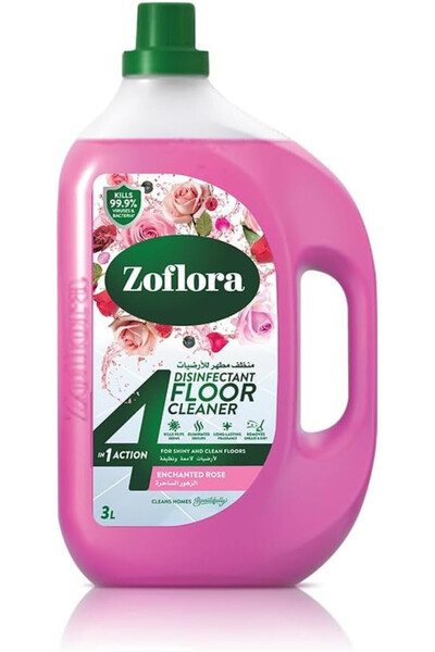Zoflora Multipurpose Disinfectant Floor Cleaner - Enchanted Rose- 3L -All surface Cleaner