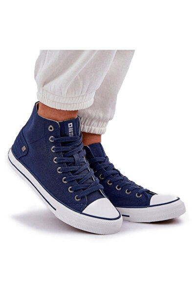 Big Star Shoes Adidași Înalți Femei Big Star DD274333 Bleumarin 37