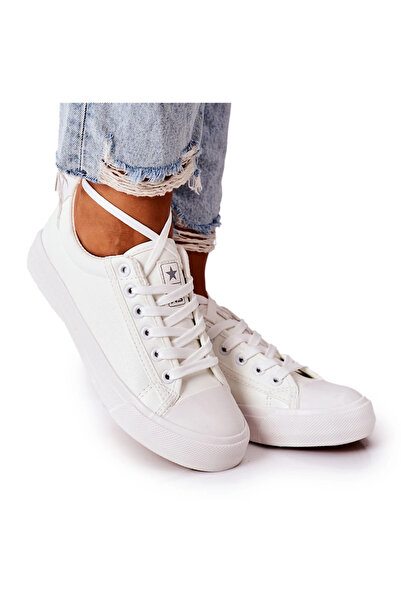 Evento Women's leather sneakers Mega White 36
