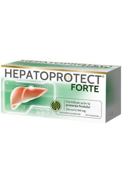 BİOFARM Supliment alimentar Hepatoprotect Forte Biofarm, 50 comprimate