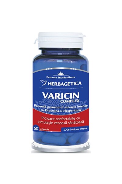 herbagetica Supliment alimentar Varicin Complex, 60 capsule