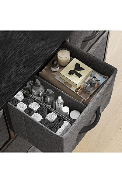 Zztcmp Dresser with 9 Drawers,Furniture Storage Chest Tower Unit,Tall Chest Organizer Unit