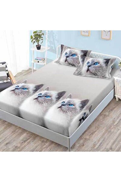 Patul Κάλυμμα κρεβατιού με λάστιχο + 2 μαξιλαροθήκες, λεπτό βαμβάκι