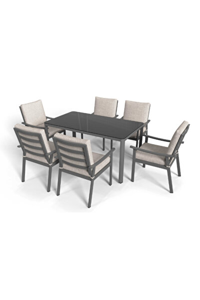 Living Accents 7-Piece Durable Contemporary Design Dining Set