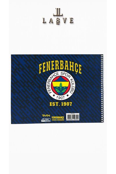Fenerbahçe Premium Licensed Picture Notebook 17*24 New Season 15 Sheets Cardboard Cover