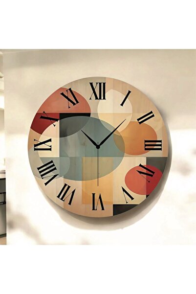 AA Shop Renkli Baskı Desenli Sayılı Yılbaşı Hediyelik Ahşap Sessiz Tablo Duva...