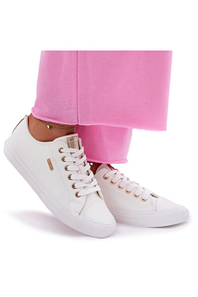 Big Star Shoes Adidași Femeie Din Piele Ecologică Big Star RR274748 Albi 39