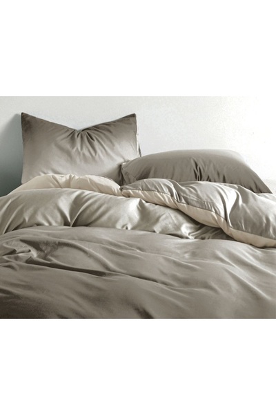 CHIRASO CHIRASO Linen, Satin Cotton, 1 person, ELASTIC Sheet 140x200cm, Pillowcase 155x200, 2 Pillowcases