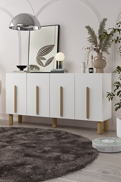 cantek dizayn 8196KB150-128CT KONSOL BEYAZ-SAFİRMEŞE