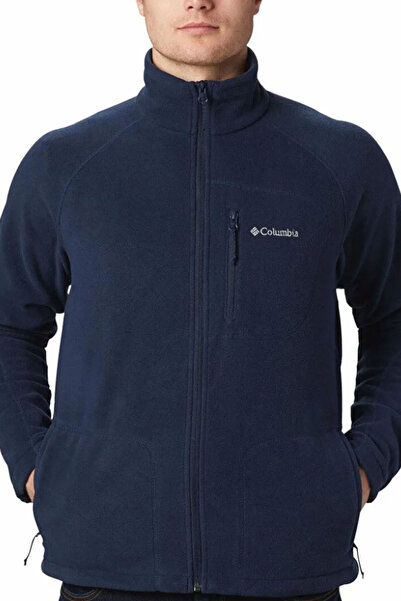 Columbia Men's Fast Trek Ii Full Zip Fleece Top - Navy Blue