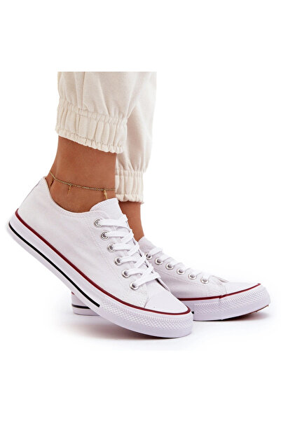 Evento Tenisi clasici femei Ecoma alb -negru 38