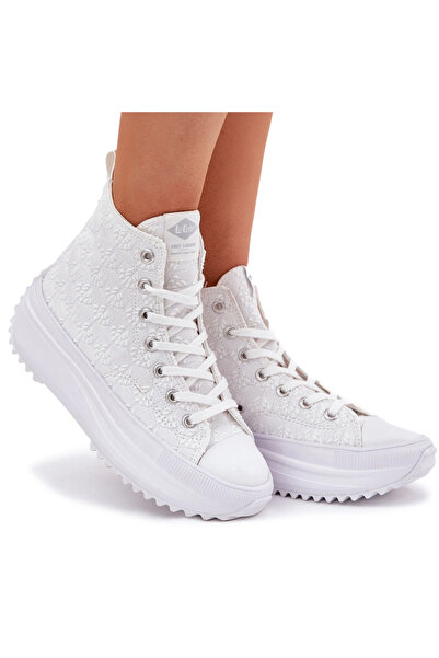 Lee Cooper Women's High Top Sneakers LCW-25-31-3461L White 41