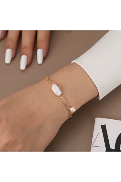 delis Bratara din argint 925 pentru dama, JW1702, model perlute, placata cu aur