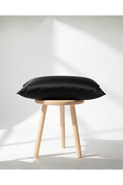 Cozy Home Halo Satin Pillowcase Black 50X70