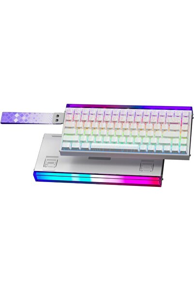 Aula Hero 84 HE 75% Hall Effect Magnetic Switch Gaming Keyboard, 8000Hz, RGB, Hot-Swappable (White)
