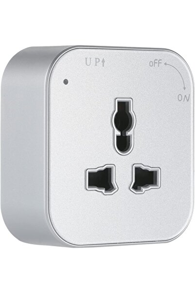 Generic MCO 3-Pin Universal Track Power Socket with Silver Adapter