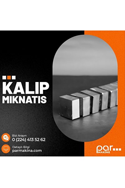 PAR MAKİNE KALIP MIKNATIS 50*50*25 MM