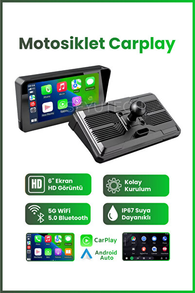 SEYUTECH Motosiklet Uyumlu Carplay Apple Android Uyumlu 6inç 4K Görüntü Lastik Basınç Göstergesi Motocarplay