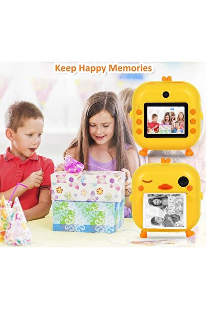 VALA ® M2 Kids Instant Print Camera, Model Chick (Yellow)