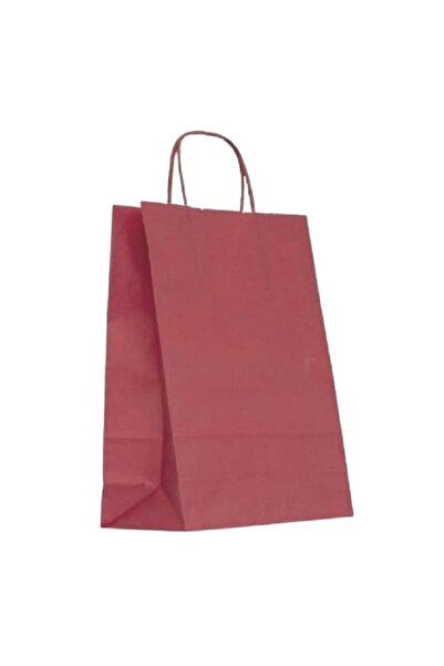 MSG PACKAGING Set of 20 Paper gift bags, Paper gift bag, 32x12x41 cm, BORDEAUX