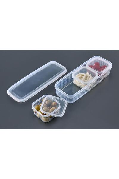 origa حاوية تخزين للثلاجة والميكروويف، منظم للثلاجة سعة 1200 مل