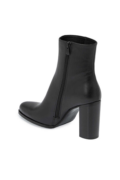 Tergan Siyah Hakiki Deri Kadın Klasik Bot - K24K1BT67613-A23