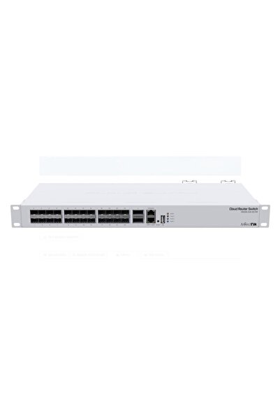 MIKROTIK Switch CRS326-24S+2Q+RM, management cu, fără PoE, 1x 10/100Mbps RJ45...
