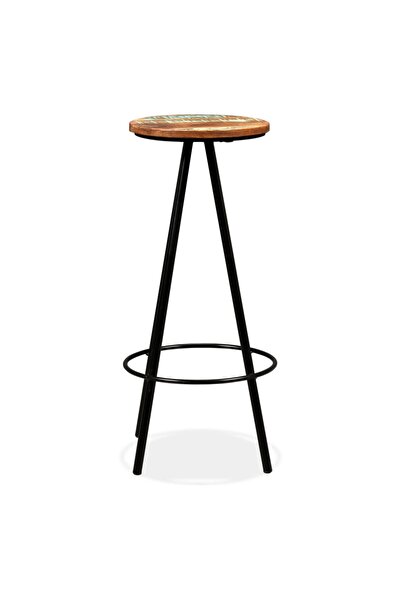 vidaxl Bar Stools 2 pcs Solid Reclaimed Wood