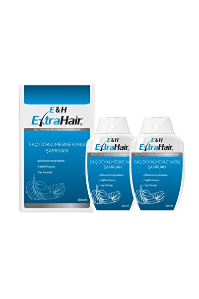 E&H Extrahair E&H Extra Hair Anti-Hair Loss Shampoo 2 Pieces