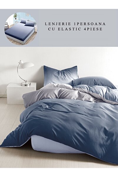 CHIRASO CHIRASO Linen, Satin Cotton, 1 person, ELASTIC Sheet 140x200cm, Pillowcase 155x200, 2 Pillowcases
